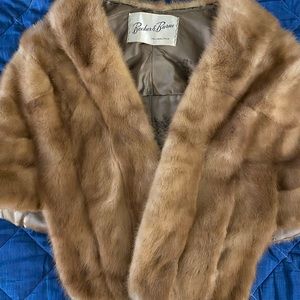 Becker & Burns mink stole.